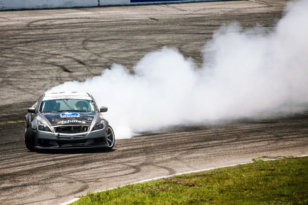 Robbie Nishida Infiniti G37 Formula Drift Car equipped with Voodoo13 Suspension arms