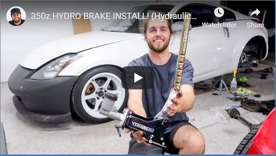 You are currently viewing 350Z Hydraulic Handbrake Installation
